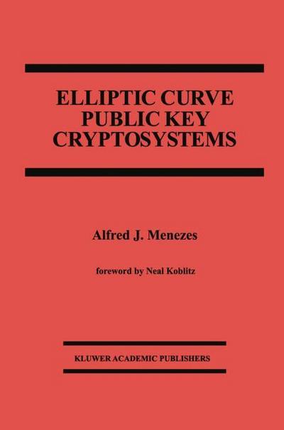 Elliptic Curve Public Key Cryptosystems