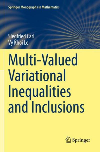 Multi-Valued Variational Inequalities and Inclusions