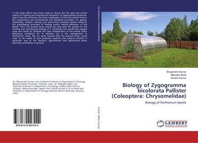 Biology of Zygogramma bicolorata Pallister (Coleoptera: Chrysomelidae)