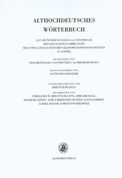 Althochdeutsches Wörterbuch Band V: K-L, 6. Lieferung (krazzon bis kumil)