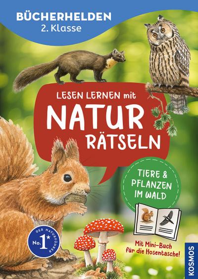 Lesen lernen mit Naturrätseln - Tiere und Pflanzen im Wald