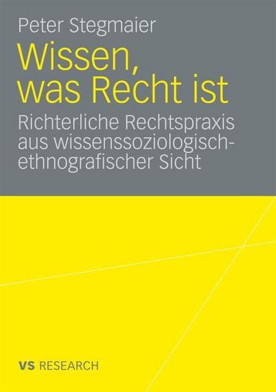 Wissen, was Recht ist