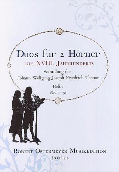 Duos für 2 Hörner des 18. Jahrhunderts Band 1 (Nr.1.38)für 2 Hörner