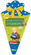 Lustige Rätsel zum Schulanfang - Schultüte blau