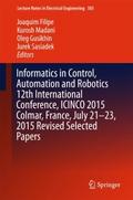 Informatics in Control, Automation and Robotics 12