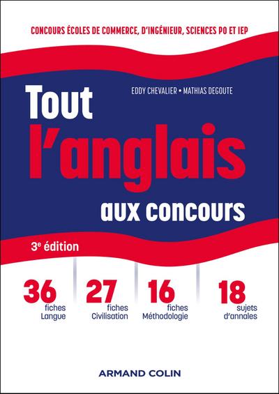 Tout l’anglais aux concours - 3e éd