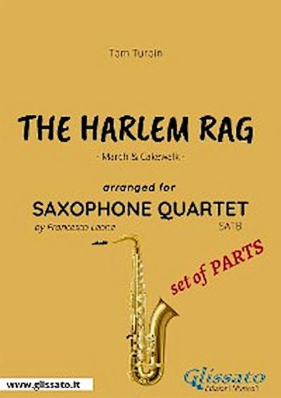 The Harlem Rag - Saxophone Quartet set of PARTS