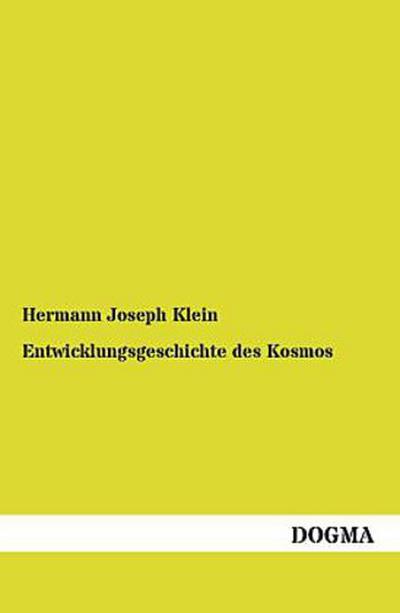 Entwicklungsgeschichte des Kosmos