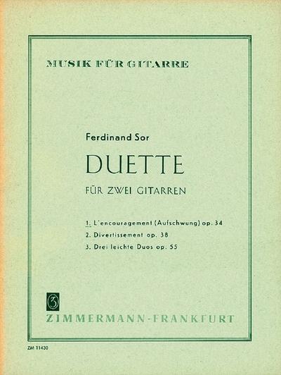 L’encouragement op.34für 2 Gitarren