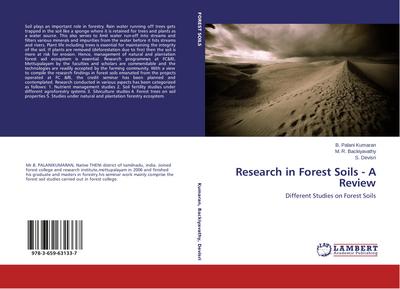 Research in Forest Soils - A Review