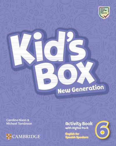 Kid’s Box New Generation Level 6 Activity Book with Home Booklet and Digital Pack English for Spanish Speakers
