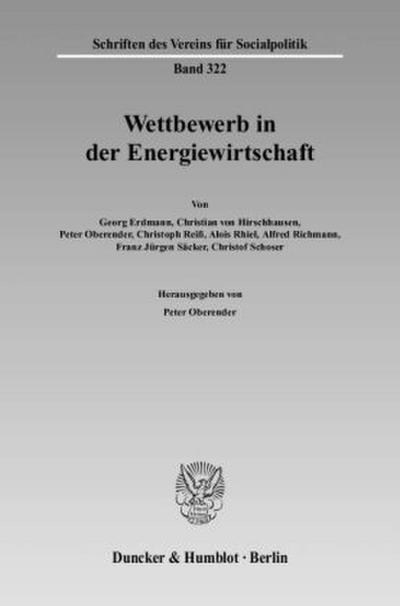 Wettbewerb in der Energiewirtschaft.