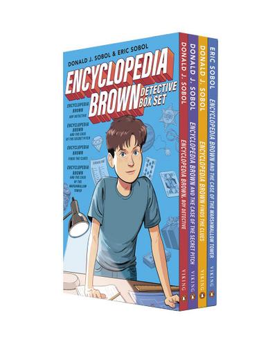 Encyclopedia Brown Detective Box Set (4-Book Box Set)