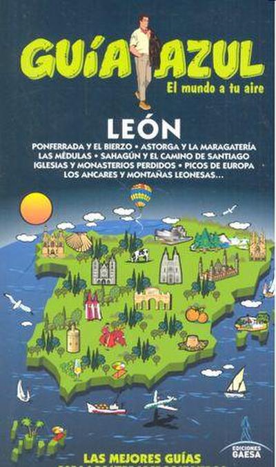 León guía azul