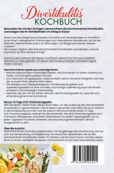 Divertikulitis Kochbuch - Das große Rezeptbuch für eine darmfreundliche Ernährung mit 150 entzündungshemmenden Gerichten