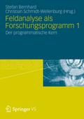 Feldanalyse als Forschungsprogramm 1