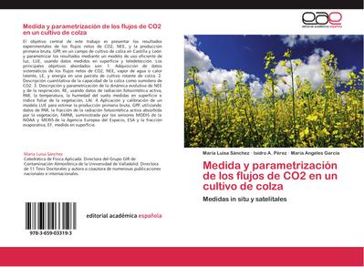 Medida y parametrización de los flujos de CO2 en un cultivo de colza