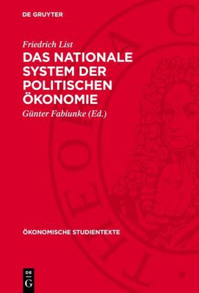 Das nationale System der politischen Ökonomie
