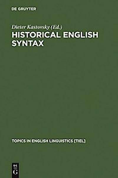 Historical English Syntax
