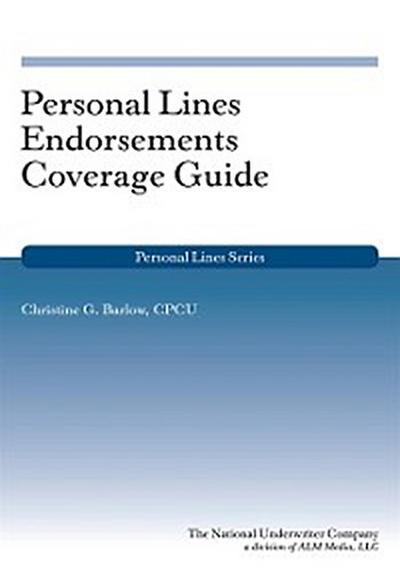 Personal Lines Endorsements Coverage Guide