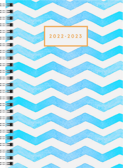 rido/idé 7021407013 Wochenkalender Schülerkalender 2022/2023 "Pattern" 2 Seiten = 1 Woche  Blattgröße 14,8 x 21 cm  A5  Grafik-Einband