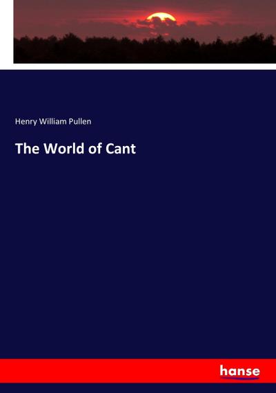 The World of Cant