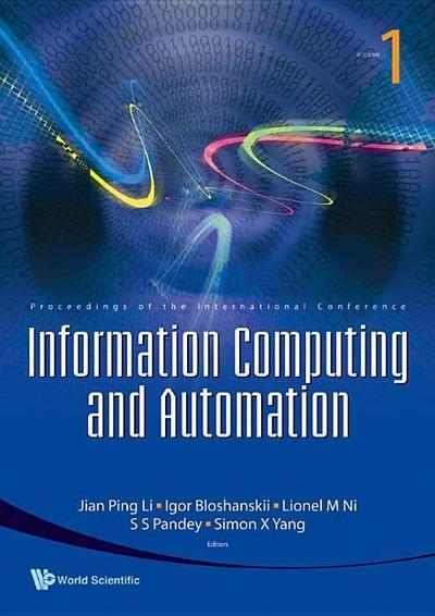 Information Computing and Automation - Proceedings of the International Conference (in 3 Volumes)
