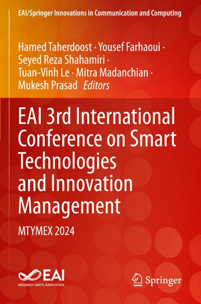 EAI 3rd International Conference on Smart Technologies and Innovation Management