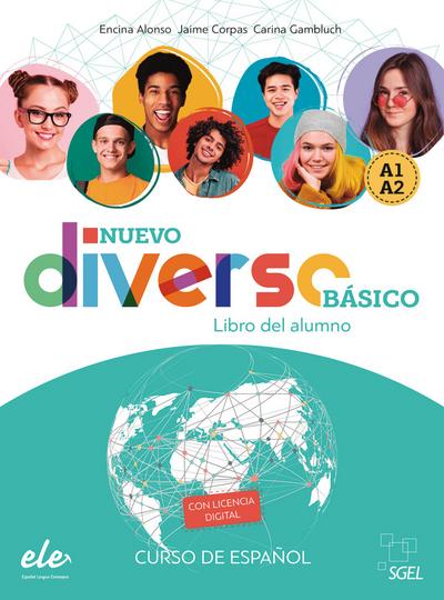 Nuevo Diverso Básico: Curso de español / Libro del Alumno / Kursbuch + Code
