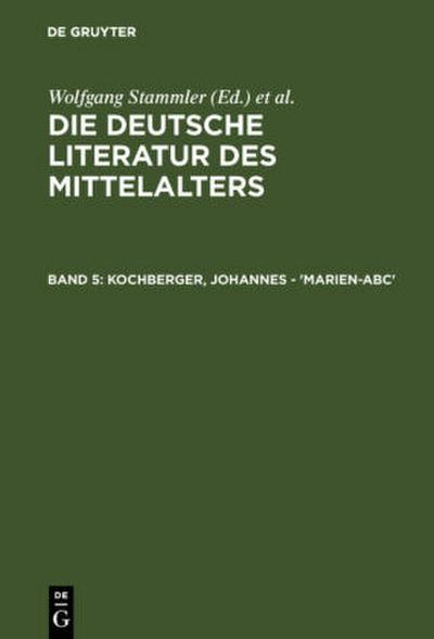 Kochberger, Johannes - ’Marien-ABC’