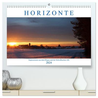 Impressionen aus dem Hegau und der Schwäbischen Alb (hochwertiger Premium Wandkalender 2024 DIN A2 quer), Kunstdruck in Hochglanz
