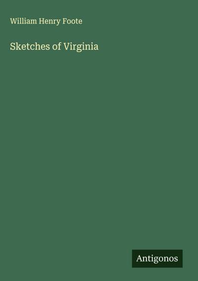 Sketches of Virginia