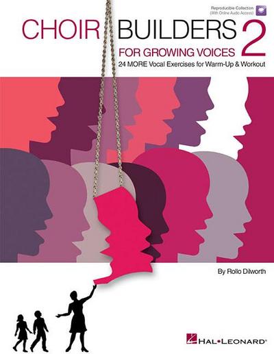 Choir Builders for Growing Voices 2 Book/Online Audio
