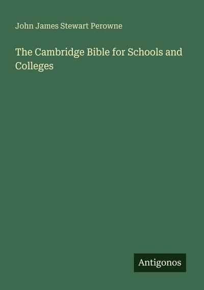 The Cambridge Bible for Schools and Colleges