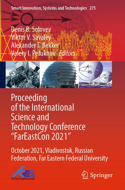 Proceeding of the International Science and Technology Conference ’FarEaston 2021’