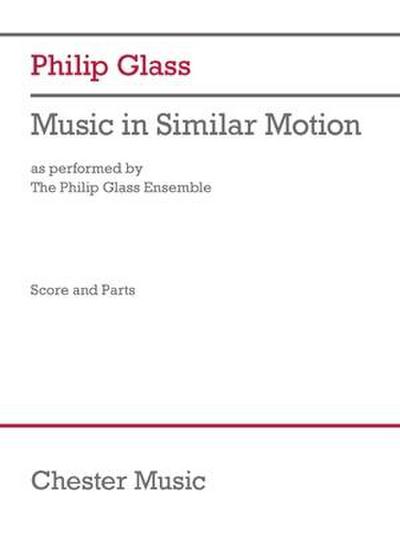 Glass, P: Philip Glass: Music in Similar Motion (as Performe