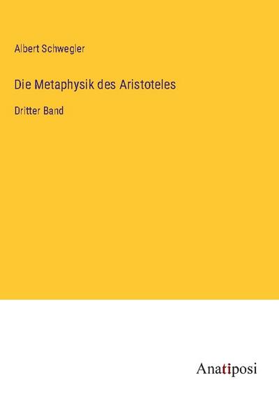 Die Metaphysik des Aristoteles