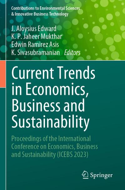 Current Trends in Economics, Business and Sustainability