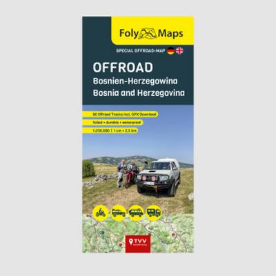 FolyMaps OFFROAD Bosnien-Herzegowina 1:250 000