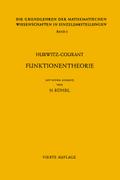 Vorlesungen über allgemeine Funktionentheorie und elliptische Funktionen