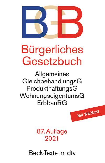 Bürgerliches Gesetzbuch (Beck-Texte im dtv)