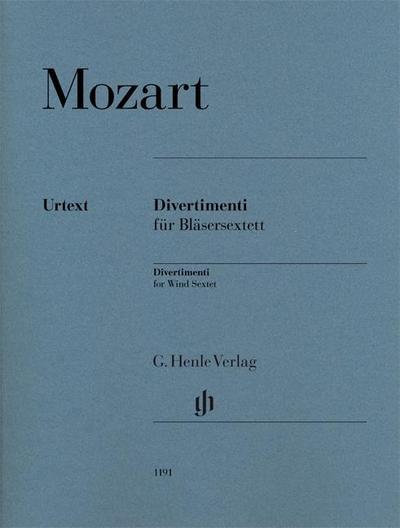 Wolfgang Amadeus Mozart - Divertimenti für 2 Oboen, 2 Hörner und 2 Fagotte
