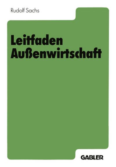 Leitfaden Außenwirtschaft