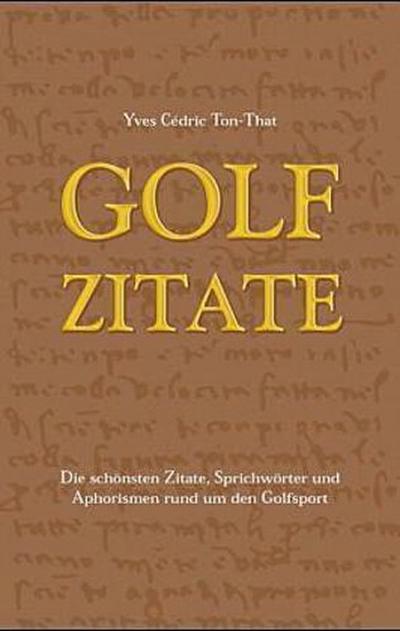 Golf Zitate