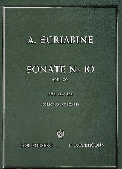 Sonate Nr.10 op.70für Klavier