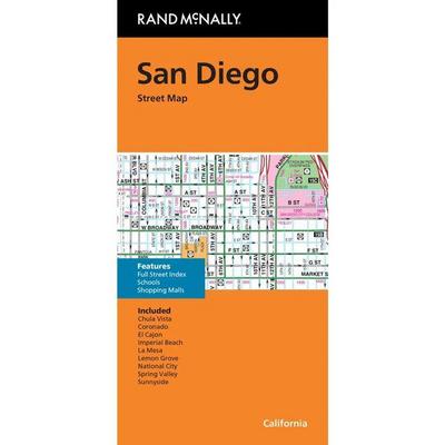 Rand McNally San Diego CA Street Map
