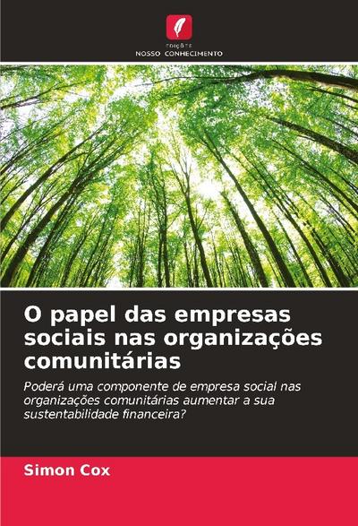 O papel das empresas sociais nas organizações comunitárias