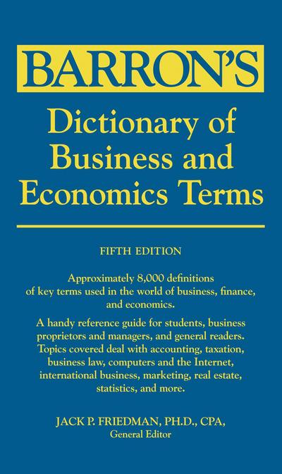 Dictionary of Business and Economic Terms