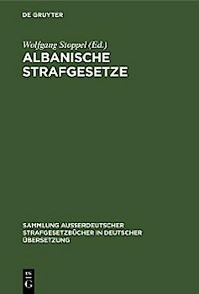 Albanische Strafgesetze
