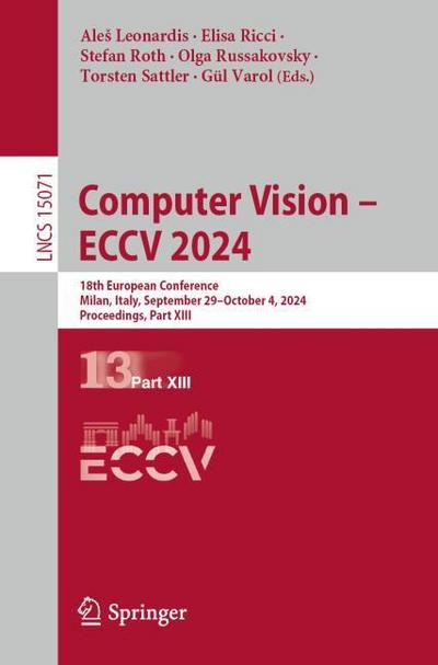 Computer Vision - ECCV 2024